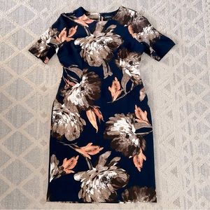 Navy Floral Dress by Liz Claiborne